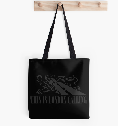 Tote bag with album artwork